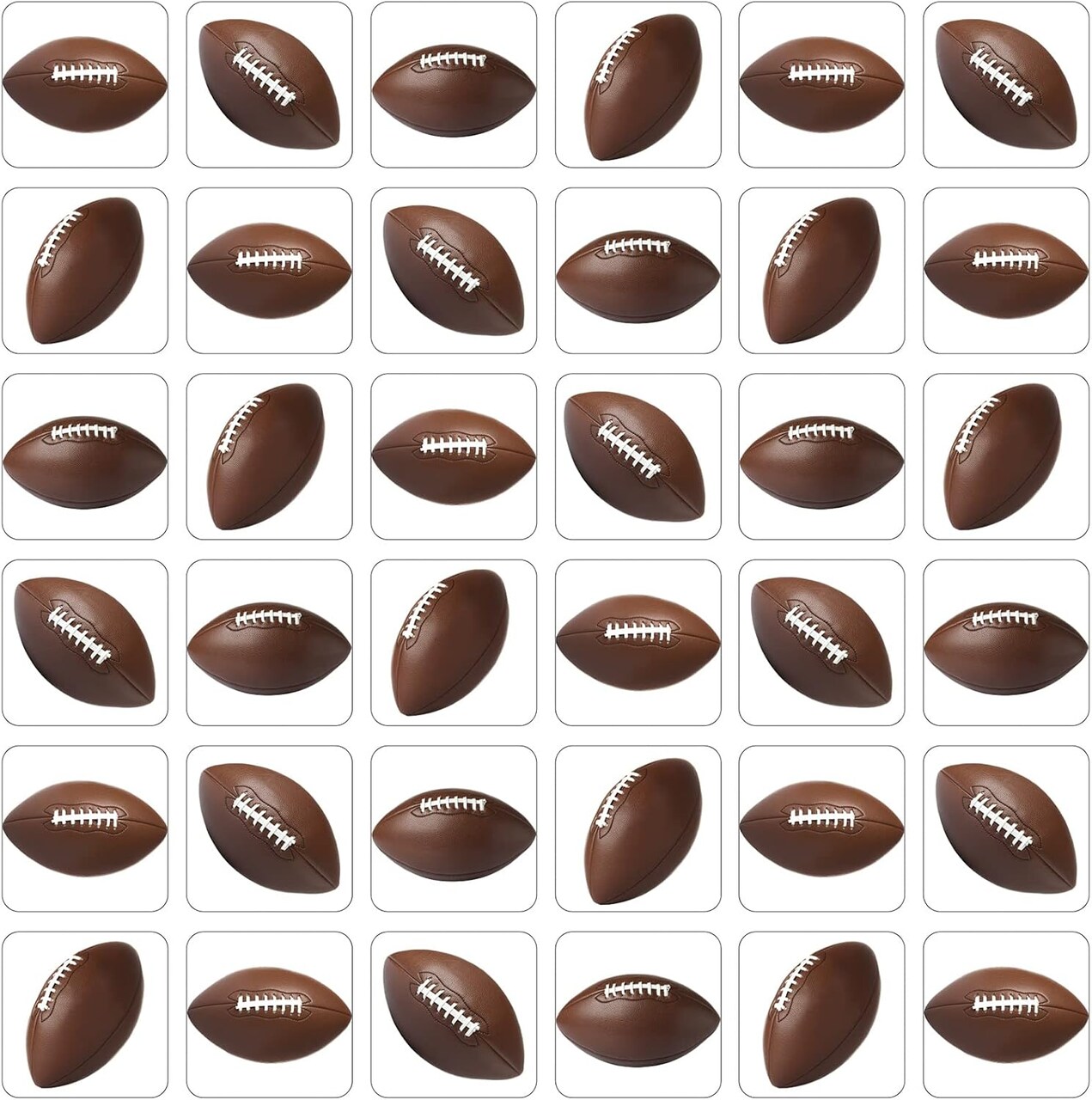 600 Pieces Sports Stickers for Kids Soccer Ball Baseball Football Stickers Basketball Football for Kids Teacher for Ball Themed Birthday Party Classroom Decorations(Football)